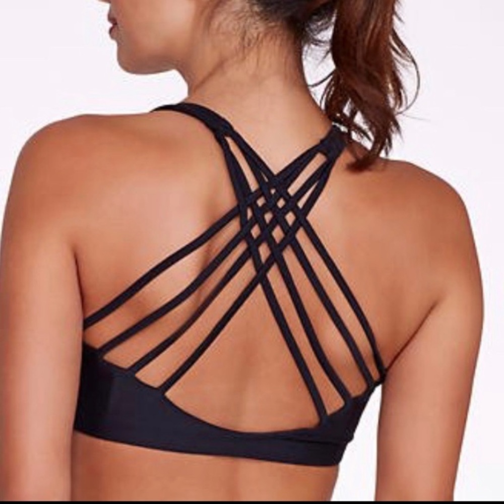 Vie Active Red Sports Bra